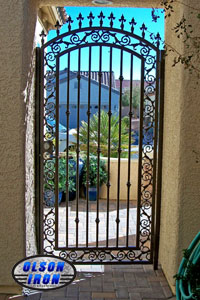 Iron gates, Iron gates Las Vegas, Security gates, Security screens, Security doors, Courtyard gates, Iron fence, Metal gates, Side yard gates, Rv gates, Double gates, Single gates, Driveway gates, Electric gates, Wrought iron gates, Iron works, Stair railing, Iron railings