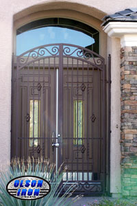 Iron gates, Iron gates Las Vegas, Security gates, Security screens, Security doors, Courtyard gates, Iron fence, Metal gates, Side yard gates, Rv gates, Double gates, Single gates, Driveway gates, Electric gates, Wrought iron gates, Iron works, Stair railing, Iron railings