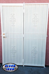 Iron gates, Iron gates Las Vegas, Security gates, Security screens, Security doors, Courtyard gates, Iron fence, Metal gates, Side yard gates, Rv gates, Double gates, Single gates, Driveway gates, Electric gates, Wrought iron gates, Iron works, Stair railing, Iron railings