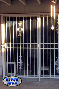 Iron gates, Iron gates Las Vegas, Security gates, Security screens, Security doors, Courtyard gates, Iron fence, Metal gates, Side yard gates, Rv gates, Double gates, Single gates, Driveway gates, Electric gates, Wrought iron gates, Iron works, Stair railing, Iron railings