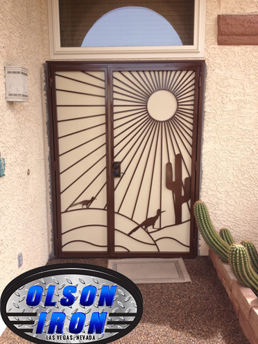 Iron gates, Iron gates Las Vegas, Security gates, Security screens, Security doors, Courtyard gates, Iron fence, Metal gates, Side yard gates, Rv gates, Double gates, Single gates, Driveway gates, Electric gates, Wrought iron gates, Iron works, Stair railing, Iron railings