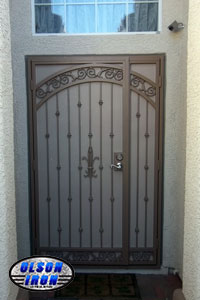 Iron gates, Iron gates Las Vegas, Security gates, Security screens, Security doors, Courtyard gates, Iron fence, Metal gates, Side yard gates, Rv gates, Double gates, Single gates, Driveway gates, Electric gates, Wrought iron gates, Iron works, Stair railing, Iron railings