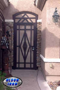 Iron gates, Iron gates Las Vegas, Security gates, Security screens, Security doors, Courtyard gates, Iron fence, Metal gates, Side yard gates, Rv gates, Double gates, Single gates, Driveway gates, Electric gates, Wrought iron gates, Iron works, Stair railing, Iron railings