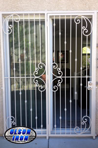 Iron gates, Iron gates Las Vegas, Security gates, Security screens, Security doors, Courtyard gates, Iron fence, Metal gates, Side yard gates, Rv gates, Double gates, Single gates, Driveway gates, Electric gates, Wrought iron gates, Iron works, Stair railing, Iron railings