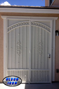 Iron gates, Iron gates Las Vegas, Security gates, Security screens, Security doors, Courtyard gates, Iron fence, Metal gates, Side yard gates, Rv gates, Double gates, Single gates, Driveway gates, Electric gates, Wrought iron gates, Iron works, Stair railing, Iron railings