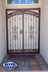 Iron gates, Iron gates Las Vegas, Security gates, Security screens, Security doors, Courtyard gates, Iron fence, Metal gates, Side yard gates, Rv gates, Double gates, Single gates, Driveway gates, Electric gates, Wrought iron gates, Iron works, Stair railing, Iron railings