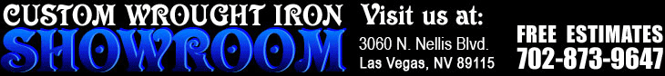 Call for a Free Cost Estimate on Custom Wrought Iron Works for Residential and Commercial Customers
