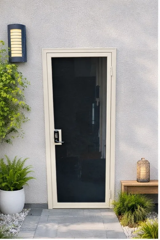 Olson Iron custom security screen door in Las Vegas (804Z)