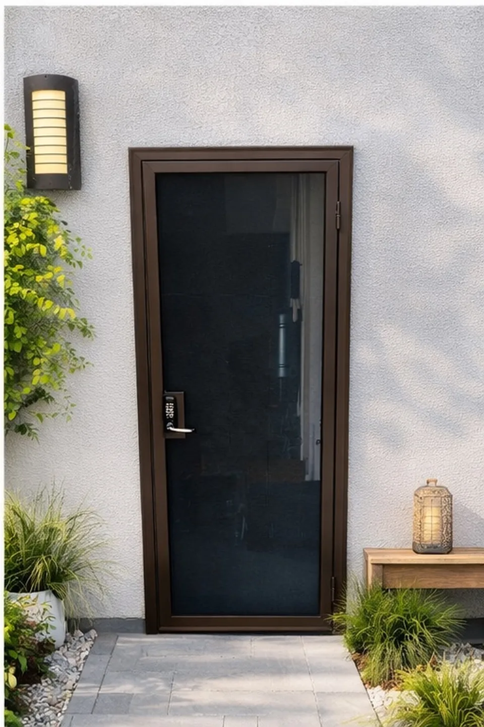 Olson Iron custom security screen door in Las Vegas (807Z)