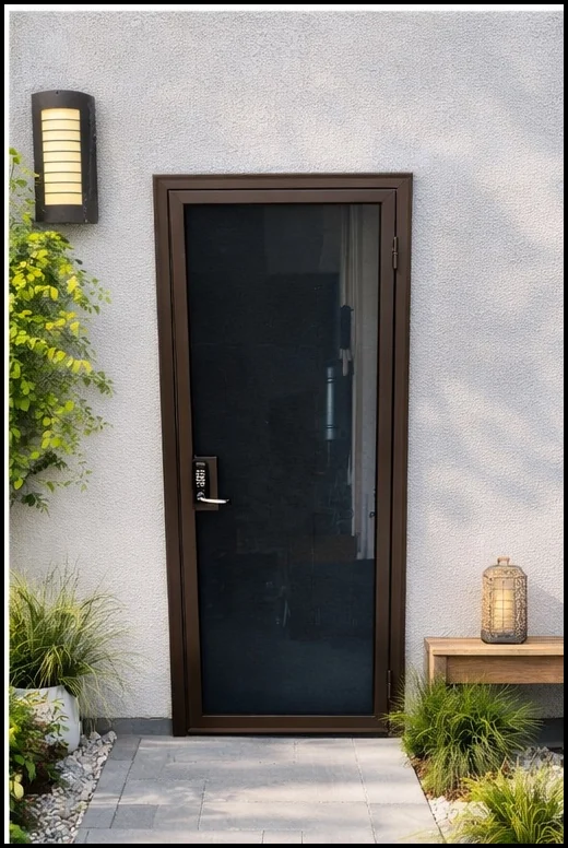 Olson Iron custom security screen door in Las Vegas (809Z)